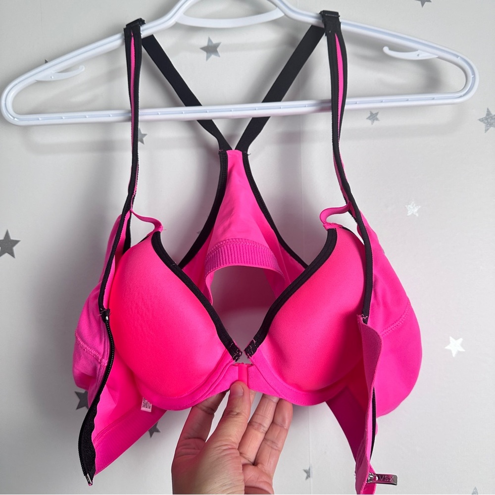 Victoria's Secret Pink VXS Front-Close Racerback
Sports Bra New without tag 32C - Picture 5 of 14